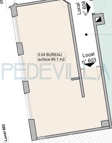 Gewerbefläche zu vermieten - 49 m² im Erdgeschoss 6