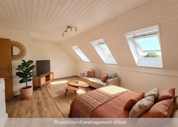 Spacieux duplex traversant - Locataire en place et revenu immédiat 9