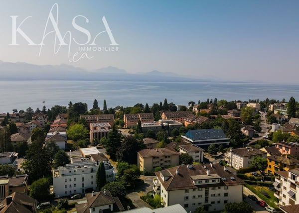 Appartement rénové en attique, vue lac 8