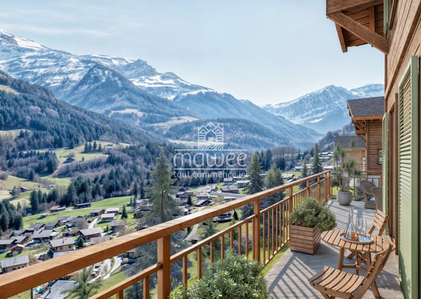 Chalet individuel neuf avec grand balcon et vue dégagée ! 4