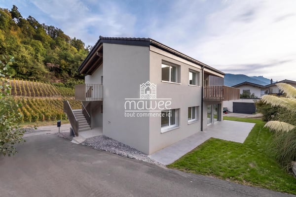 4.5 pièces neuf - Intimité, terrasse et jardin ! 2