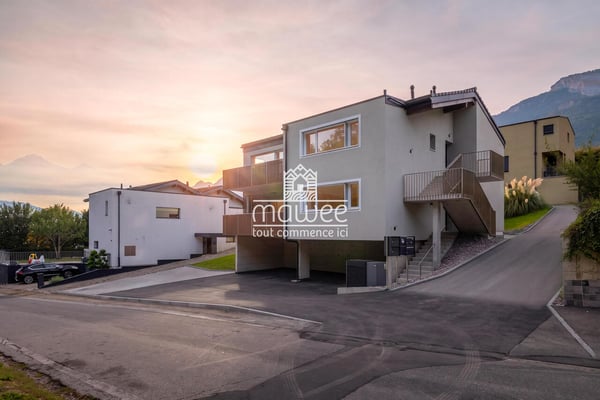 4.5 pièces neuf - Intimité, terrasse et jardin !
