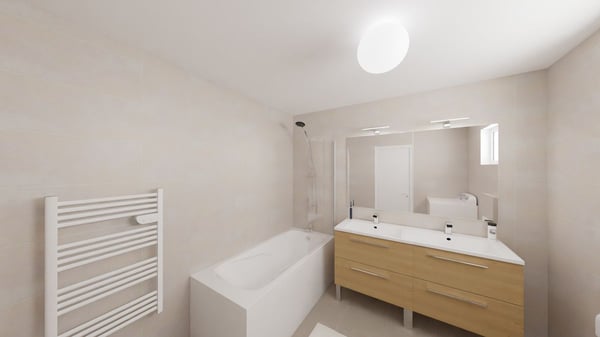 Appartement rénové de 3.5 pièces avec terrasse et espace extérieur privatif 4
