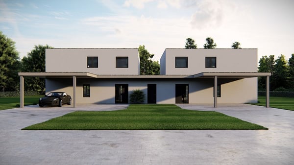 Villa jumelée neuve au centre de Courtedoux 2