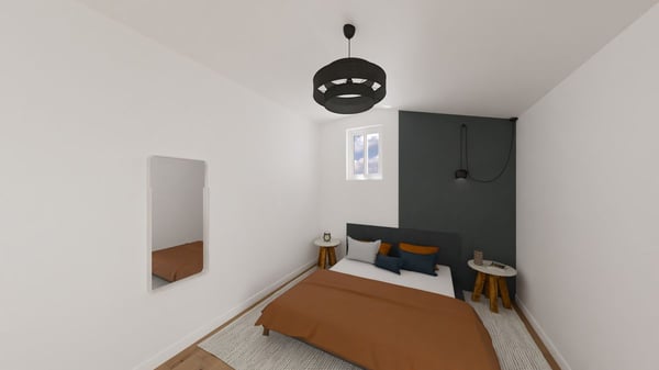 Appartement en attique de 4.5 pces rénové avec 2 terrasses 3