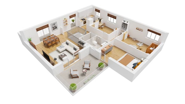 Appartement en attique de 4.5 pces rénové avec 2 terrasses 7