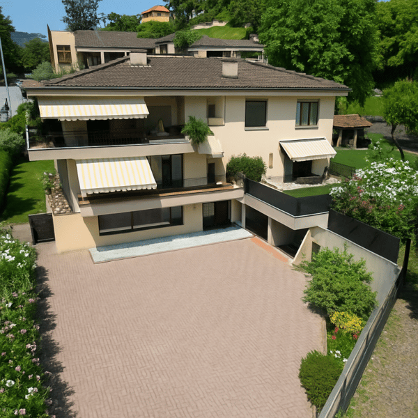 Palazzina composta da 2 appartamenti di 5,5 locali e 1 locale commerciale al PT 3