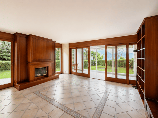 4.5 locali con vista lago e giardino