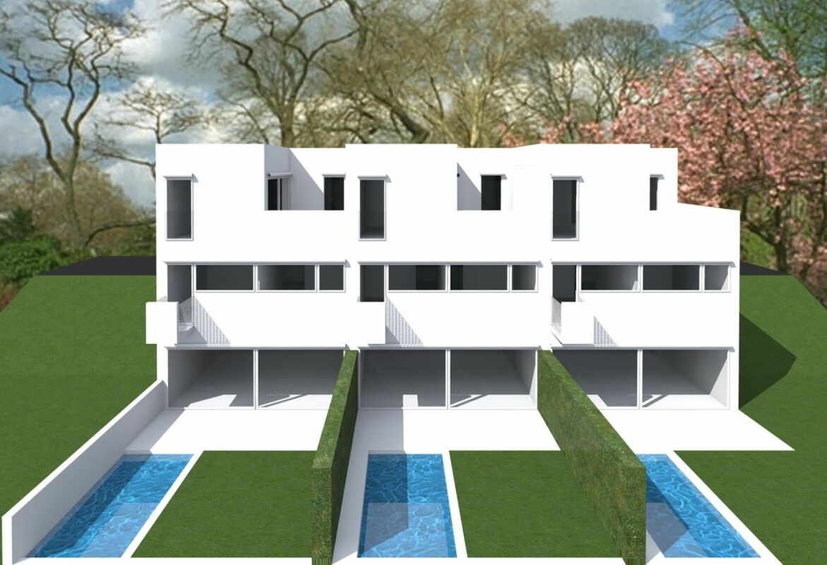 Nuovo progetto di tre ville - vivere nel verde a pochi minuti dalla città
