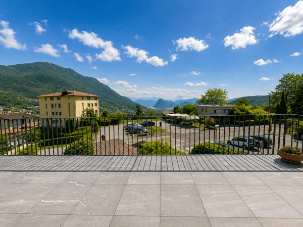 Villa unifamiliare con vista lago