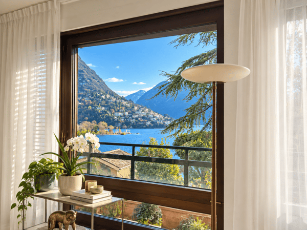 Splendido 2.5 in centro città con vista lago 2