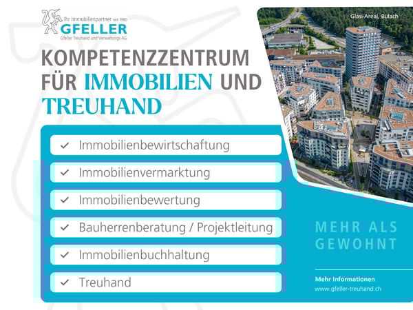 Zentral gelegene, ausgebaute Bürofläche zu vermieten im beliebten Glasi-Areal Bülach 10