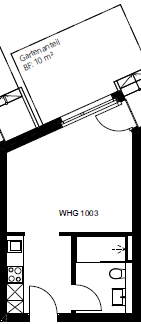 Moderne 1.5-Zimmer-Neubauwohnung mit Garten in Zürich-Affoltern 6