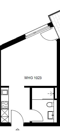 Erstbezug in Zürich moderne 2-Zimmer-Wohnung mit Balkon 5