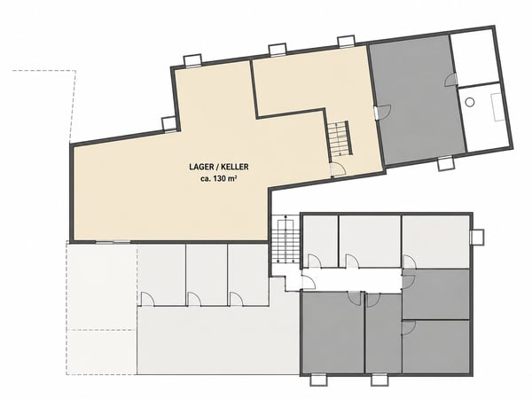 Grosszügige Lagerfläche / Keller / Garagenplätze 4