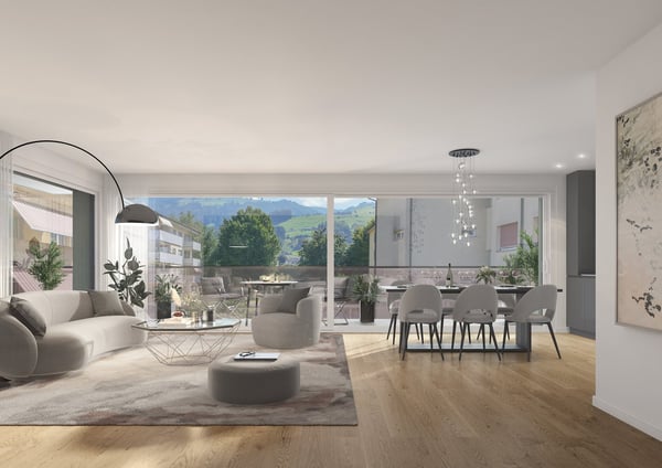 Luxuriöse 1.5-Zimmerwohnung mit hochwertigen Materialien 3