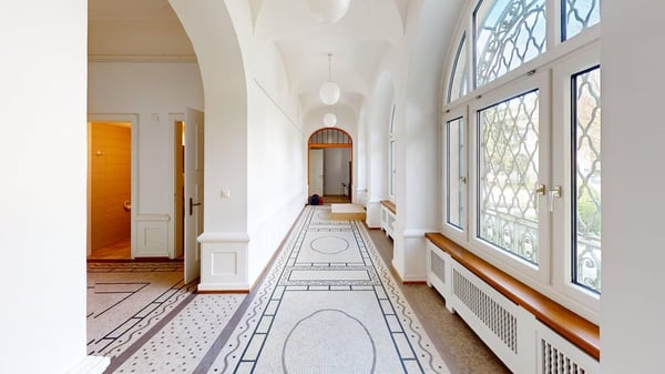 Multifunktionaler Raum in alter Fabrikantenvilla genannt Gartenflügel