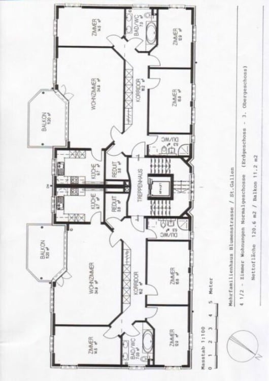 Sonnige Parterre-Wohnung in Bruggen 11