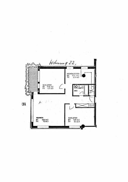 Sonnige, neu renovierte Wohnung 14