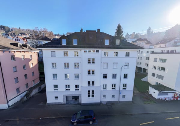 Fantastische 3 1/2-Zi. Stadtwohnung mit grossem Balkon - BANKEN geprüft 1