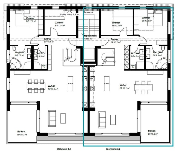 Maisonette-Wohnung mit Morgensonne! 11