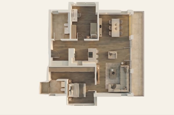 Erstbezug: grosszügige 3.5-Zimmer-Wohnungen im Speerblick Tuggen 6