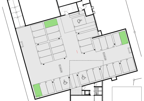 Tiefgaragenparkplätze in Ramsen - 3 Plätze zu verkaufen 2