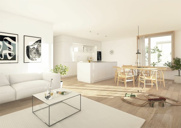 2.5-Zimmer-Doppelhaushälfte mit unverbaubarem Blick ins Grüne 3