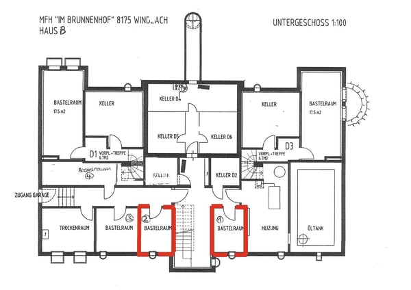 Schöne Bastelräume an ruhiger Lage! 4