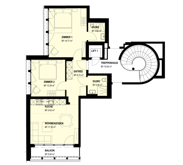 Moderne und zentral gelegene 1.5-Zimmer-Wohnung, in Arosa (Zweitwohnung) 7