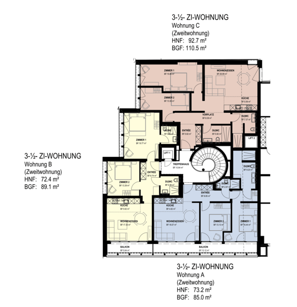 Moderne und zentral gelegene 1.5-Zimmer-Wohnung, in Arosa (Zweitwohnung) 8