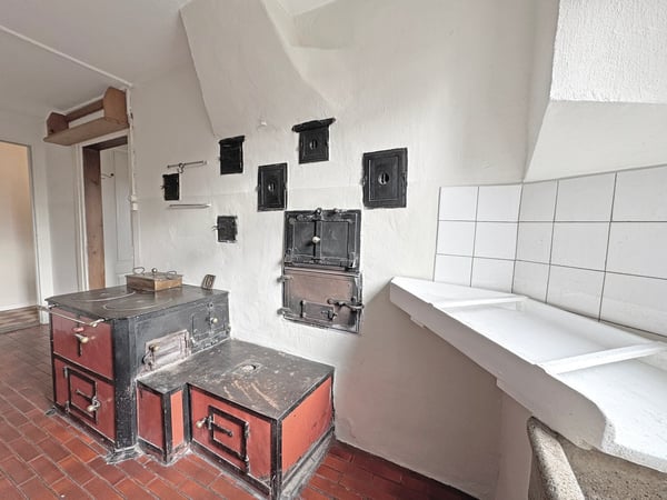 Charmantes Liebhaberobjekt, mit 6½ Zimmer, viel Holz und Wärme, mit Landwirtschaftsparzelle zur Thur 10