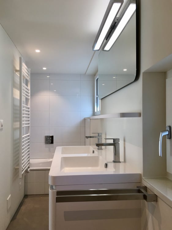 Wohnen am Bach , loftartiger Neubau im Altbau; Wohnen auf zwei Etagen 14