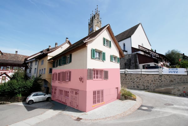 Wohnen am Bach , loftartiger Neubau im Altbau; Wohnen auf zwei Etagen 2