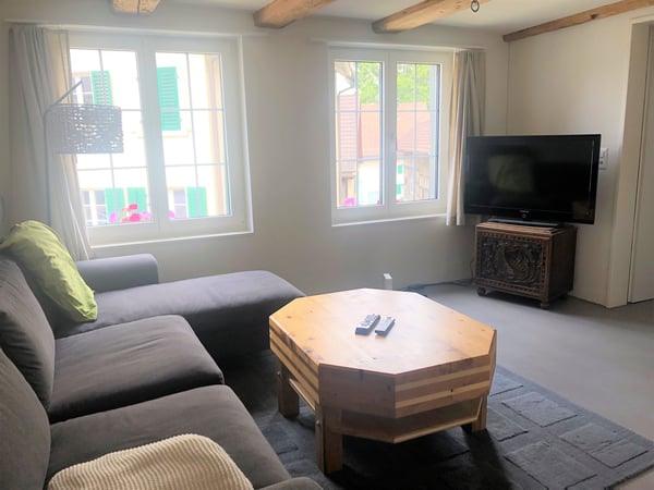 Wohnen am Bach , loftartiger Neubau im Altbau; Wohnen auf zwei Etagen 17