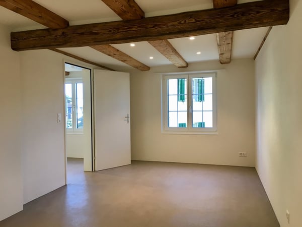 Wohnen am Bach , loftartiger Neubau im Altbau; Wohnen auf zwei Etagen 18