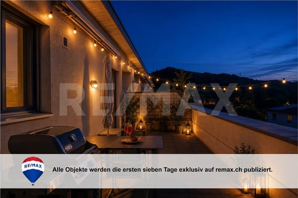5.5-Zimmer Attikawohnung mit Sonnenterrasse - nahe St. Gallen, fern vom Alltag