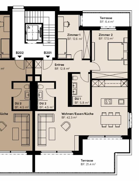 Ruhe, Sonne und Weitblick: komfortables Neubauwohnen «i de Breiti» 6
