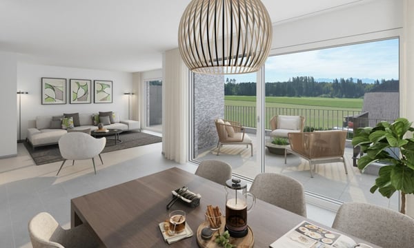 Ruhe, Sonne und Weitblick: komfortables Neubauwohnen «i de Breiti» 3