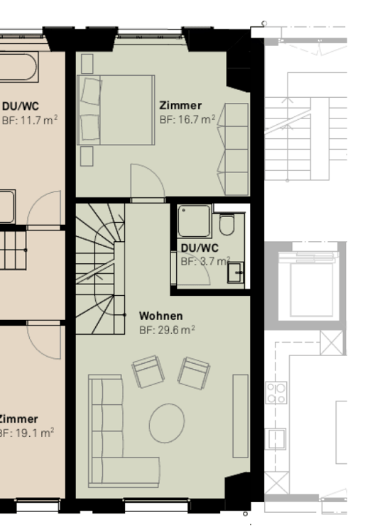 «Dorf Ottikon»: Attraktives Mittelhaus mit viel Freiraum - Bezug ab Februar 2027 7