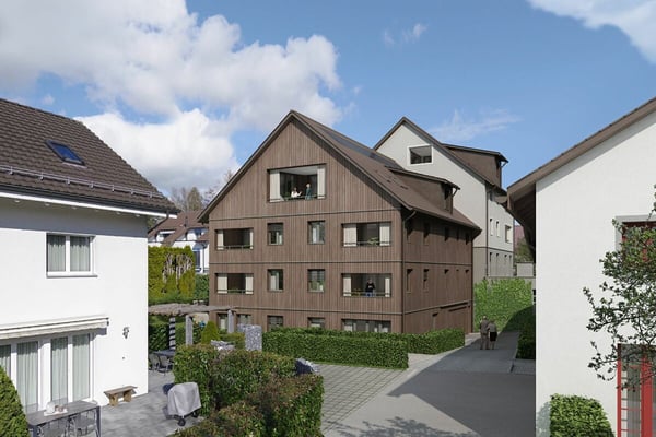 BEZUGSBEREIT AB Januar 2027! Landwohnen in Stadtnähe: Neubauwohnungen im Herzen des Dorfes 1