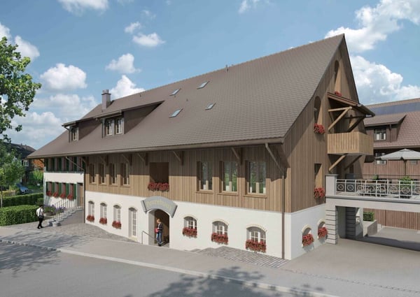 BEZUGSBEREIT AB Januar 2027! Landwohnen in Stadtnähe: Neubauwohnungen im Herzen des Dorfes Wermatswil 3