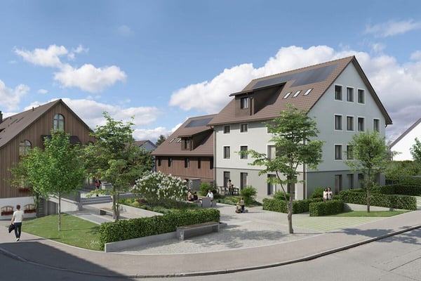 BEZUGSBEREIT AB Januar 2027! Landwohnen in Stadtnähe: Neubauwohnungen im Herzen des Dorfes Wermatswil 3