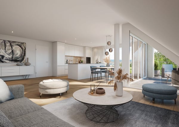 Neubau-Dachwohnung mit traumhafter See- und Weitsicht 3