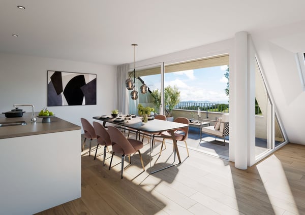 grosse Neubau-1.5-Zi.Dachmaisonettewohnung zu verkaufen an schöner Aussichtslage 3