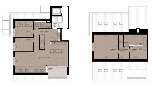 grosse Neubau-1.5-Zi.Dachmaisonettewohnung zu verkaufen an schöner Aussichtslage 7