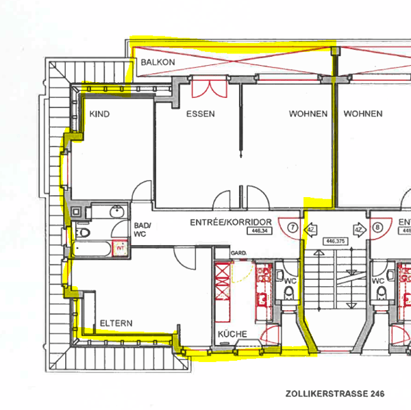 4-Zimmer-Altbauwohnung mit Seesicht im Zürcher Seefeld 5