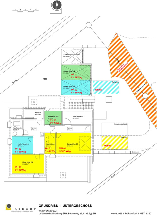 Grosse neue Dachwohnung an zentraler Lage mit Bergsicht, Garage inbegriffen 15