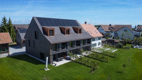 Moderne Reiheneinfamilienhäuser beim Meierhof 1