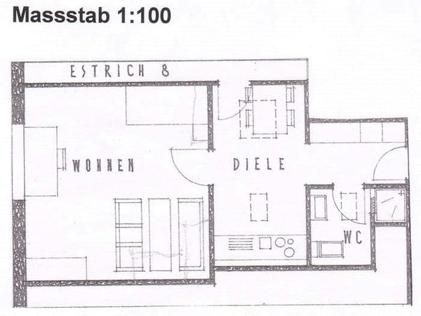 Hübsche 2 -Zi.-Dach-Wohnung 4